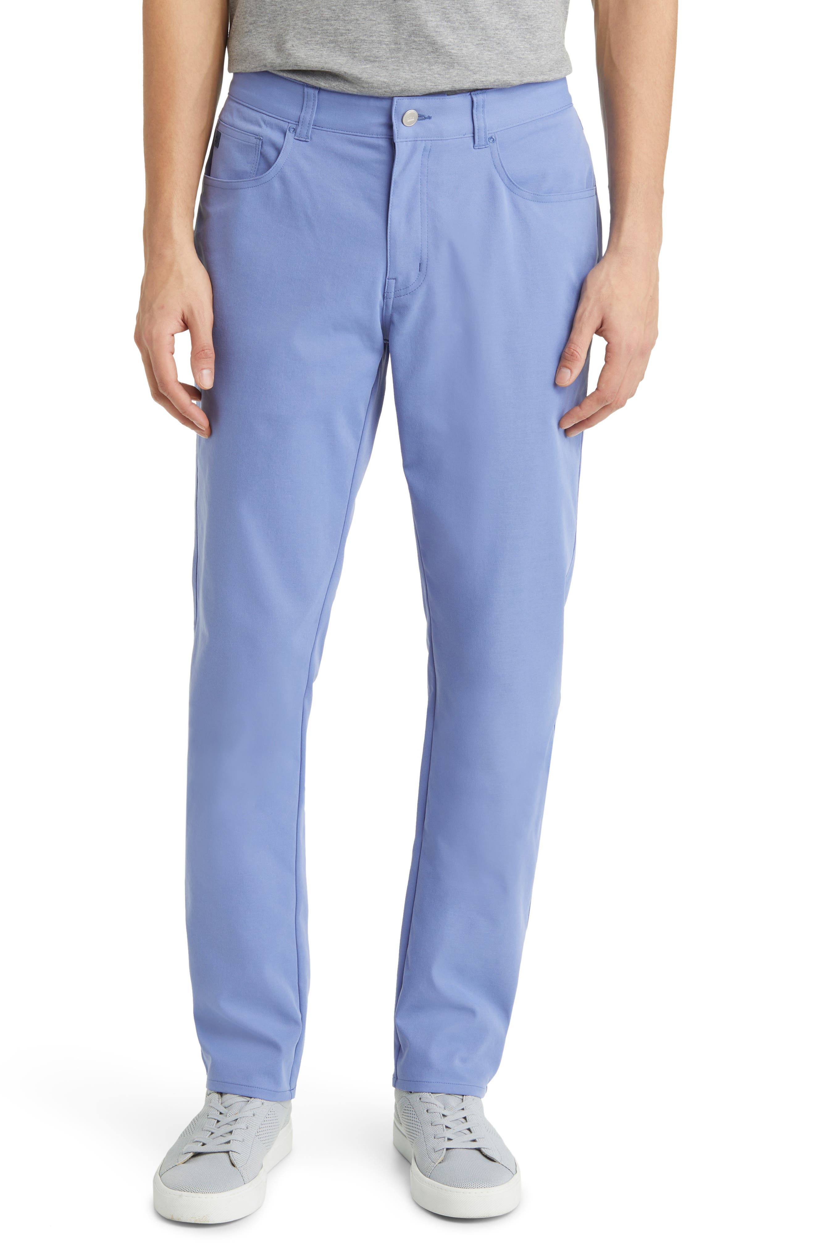 Peter Millar EB66 Performance Five Pocket Pants in Port Blue | Smart Closet