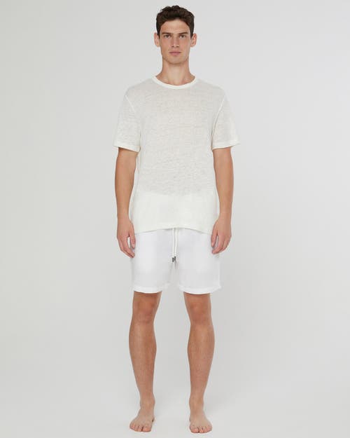 Onia Air Linen Pull-on Short 6" In White
