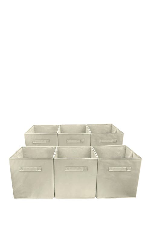Sorbus Foldable Storage Cube Basket Bin In Beige
