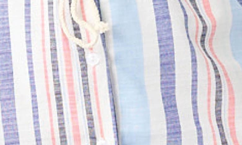 Gibsonlook Stripe Long Sleeve Midi Shirtdress In Multi Stripe