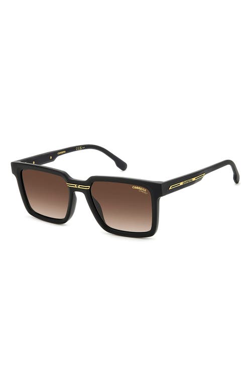 Carrera Eyewear Victory 54mm Gradient Rectangular Sunglasses In Black