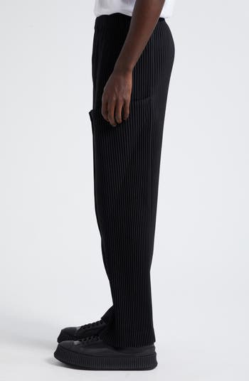 Homme Plissé Issey Miyake Unfold Pleated Straight Leg Pants