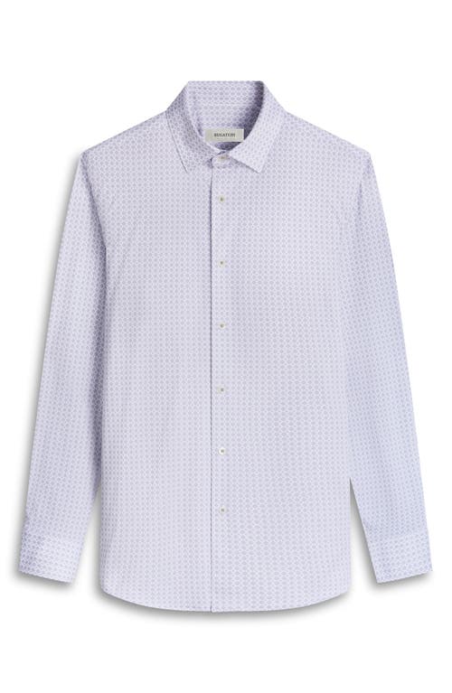 Shop Bugatchi Ooohcotton® Jules Button-up Shirt In Platinum