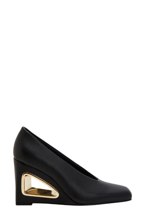 Shop Katy Perry Hollow Wedge Pump In Black