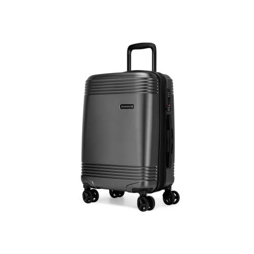 Bugatti Nashville Hardside Carry-on With Tsa Lock In Charcoal