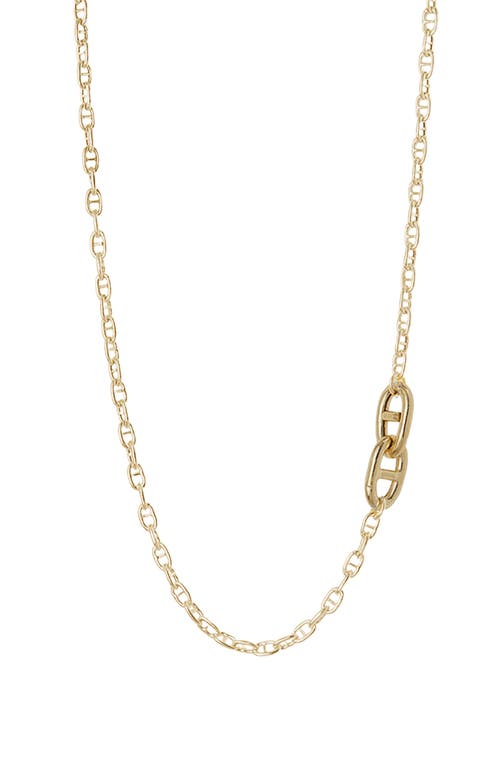Argento Vivo Sterling Silver Mariner Chain Necklace in Gold