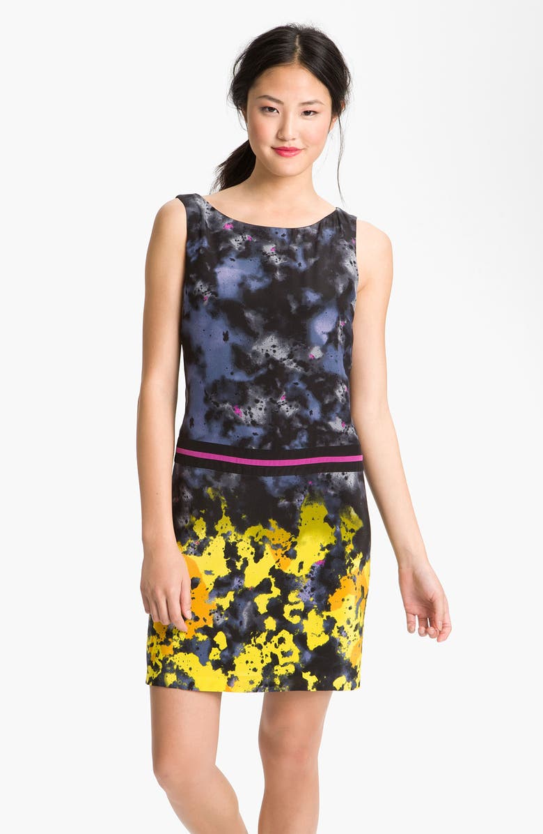 Suzi Chin for Maggy Boutique Print Silk Shift Dress | Nordstrom