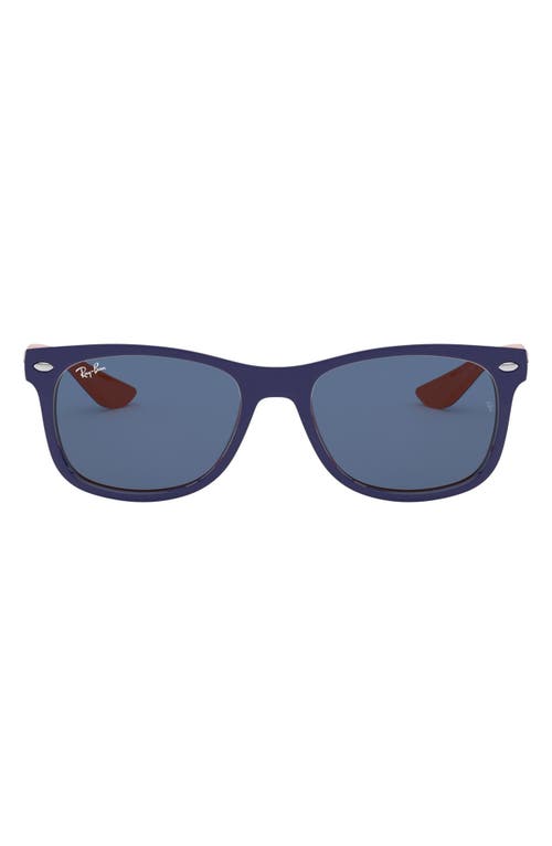 Ray Ban Ray-ban Junior 47mm Wayfarer Sunglasses In Blue/orange/blue