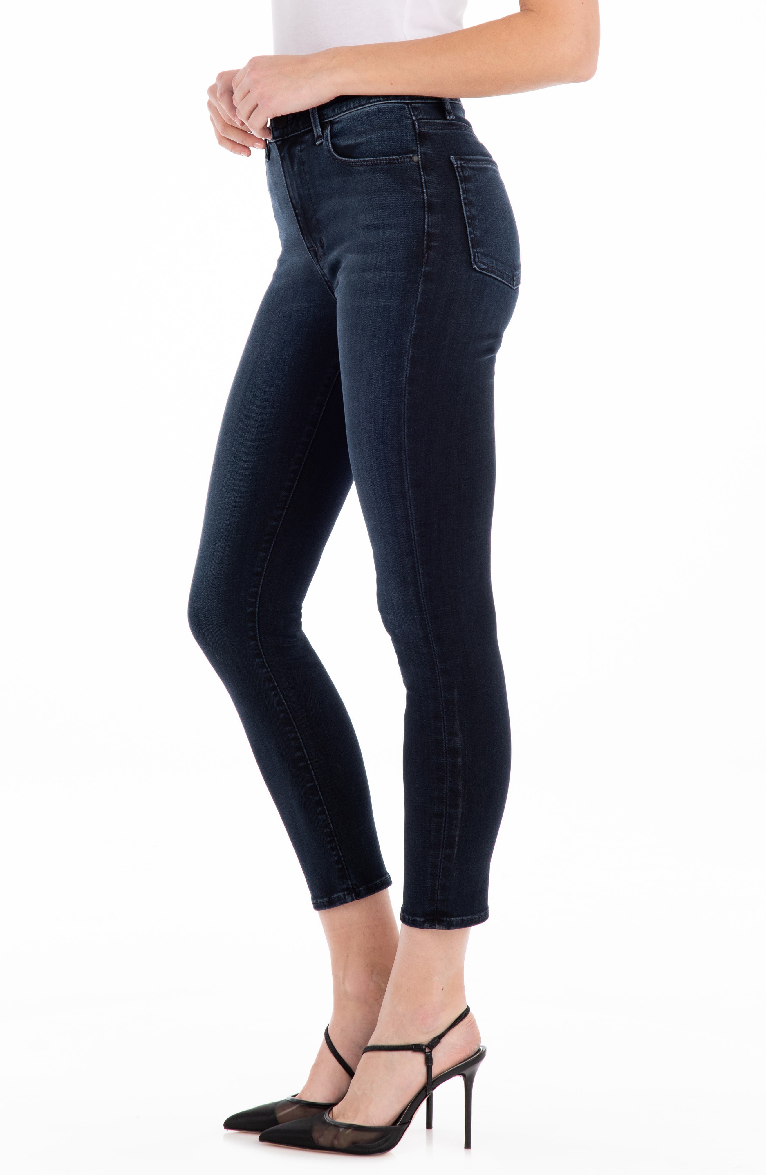 Fidelity Denim Gwen Crop Skinny Jeans 