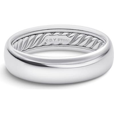 David Yurman Band Ring In Platinum