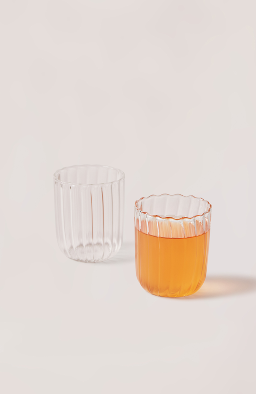 Fleck Kira Short Tumblers In Clear
