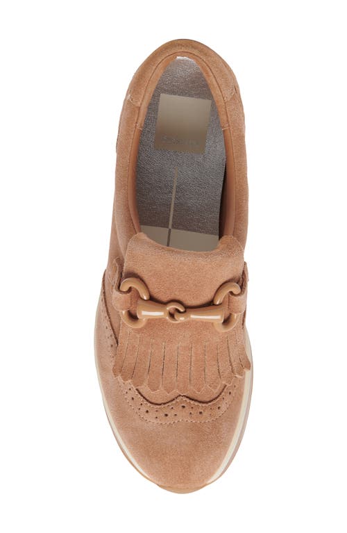 Dolce Vita Jhax Platform Sneaker In Toffee Suede