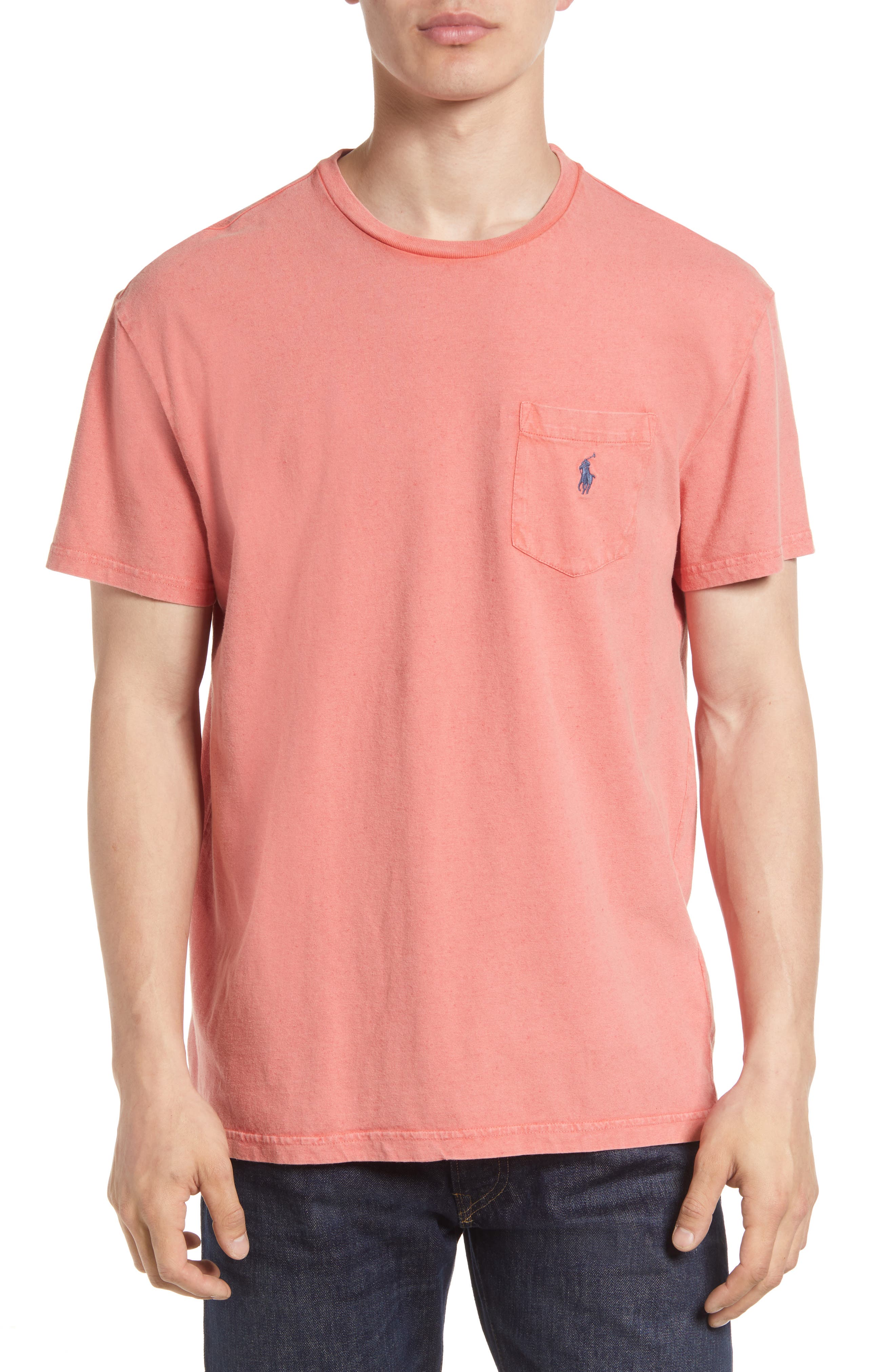 polo tee with pocket