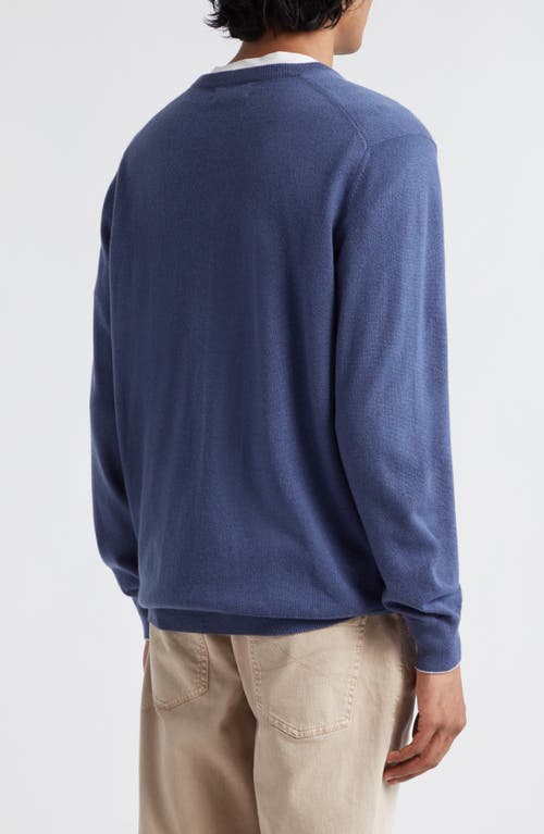 Shop Brunello Cucinelli Cashmere V-neck Sweater In Odissea/ciottolo