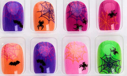 Shop Iscream Pretty Wicked Set Of 24 Press-on Nails In Pink Multi