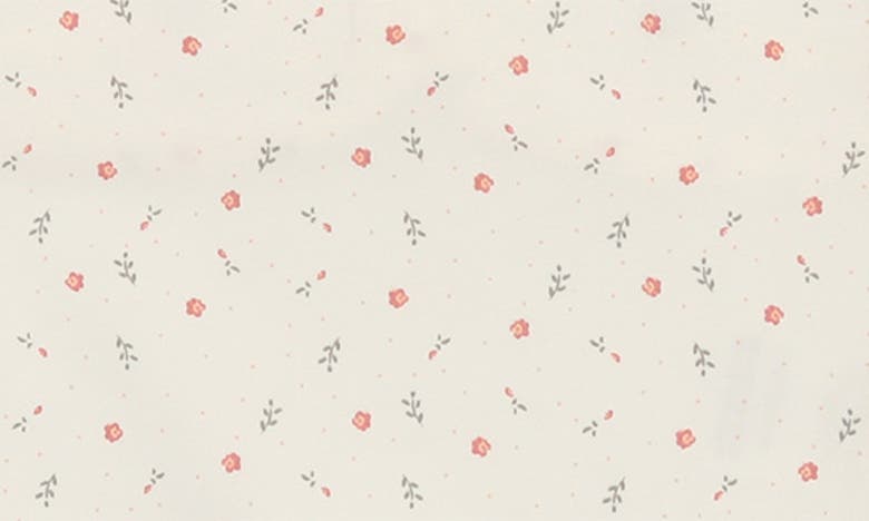 Maniere Manière Petals & Polka Dots Footie In White