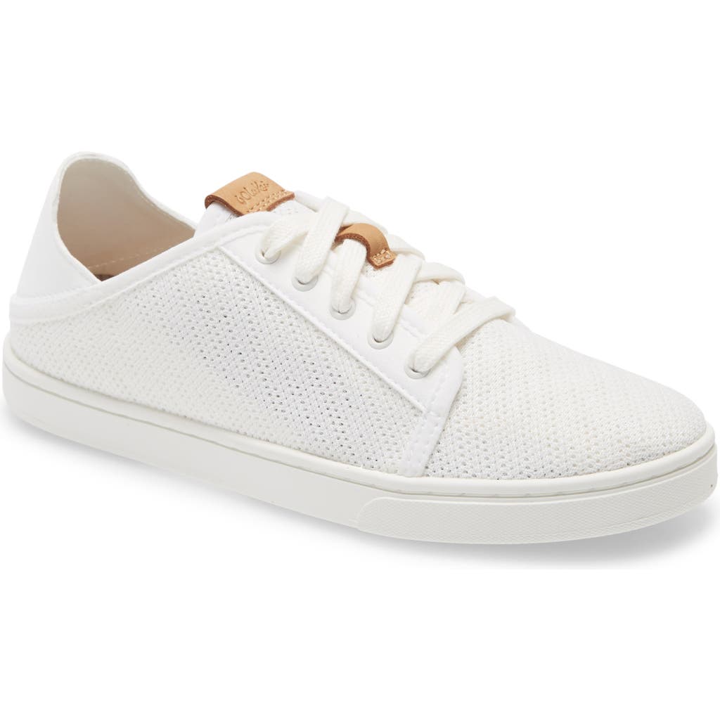 Olukai Pehuea Li Convertible Sneaker In White/white