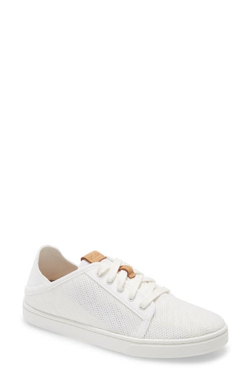 Pehuea Li Convertible Sneaker in White/White