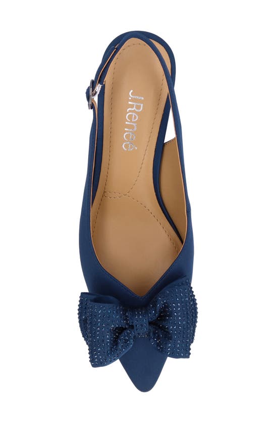 Shop J. Reneé Weslee Slingback Pointed Toe Pump In Navy