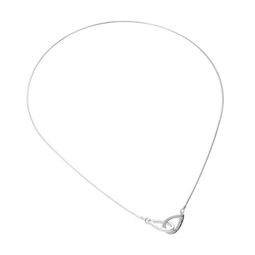 Lucy Quartermaine Small Linked Petal Pendant In Sterling Silver