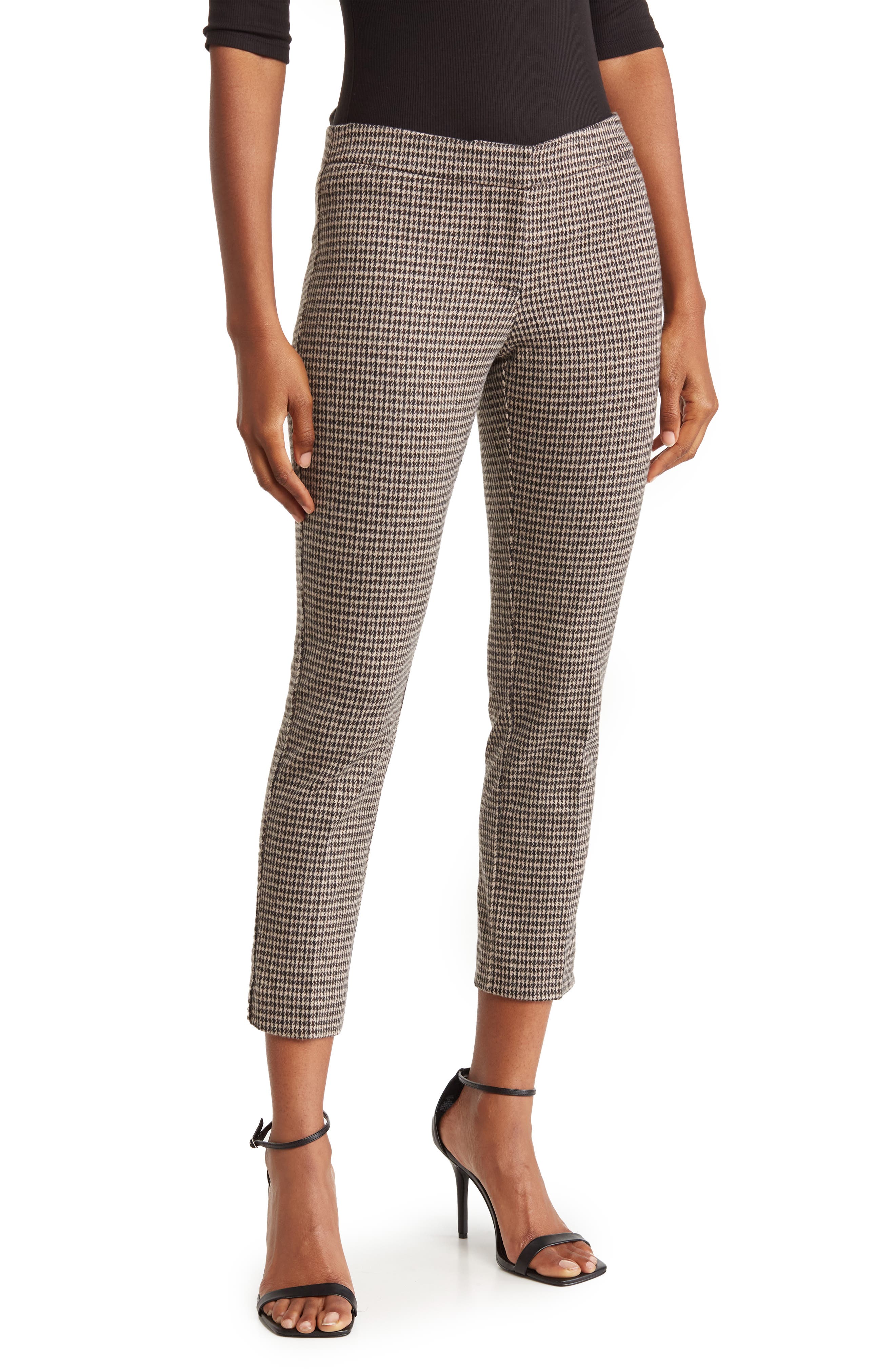 Pantalon Femme Amanda & Chelsea - Jambes étroites, Coupé Court - Taille PS, Noir