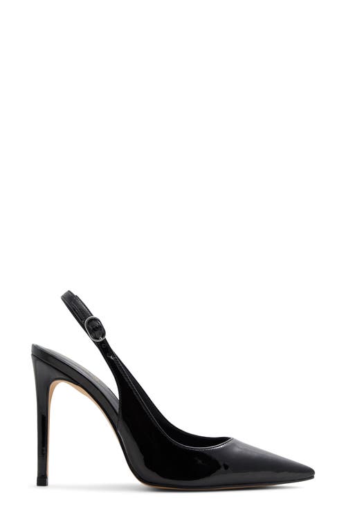 Shop Aldo Stessy Slingback Pointed Toe Pump In Black