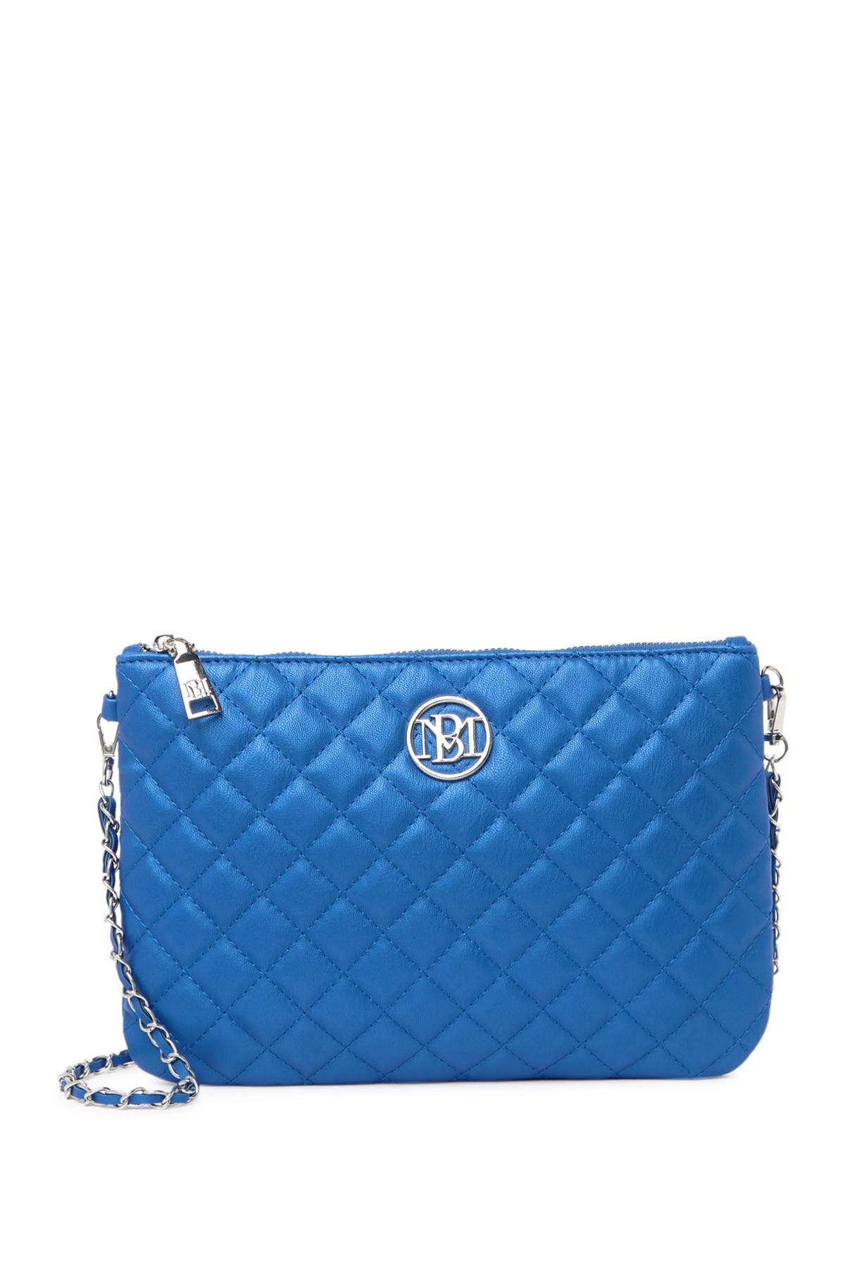 badgley mischka medium quilted faux leather crossbody bag