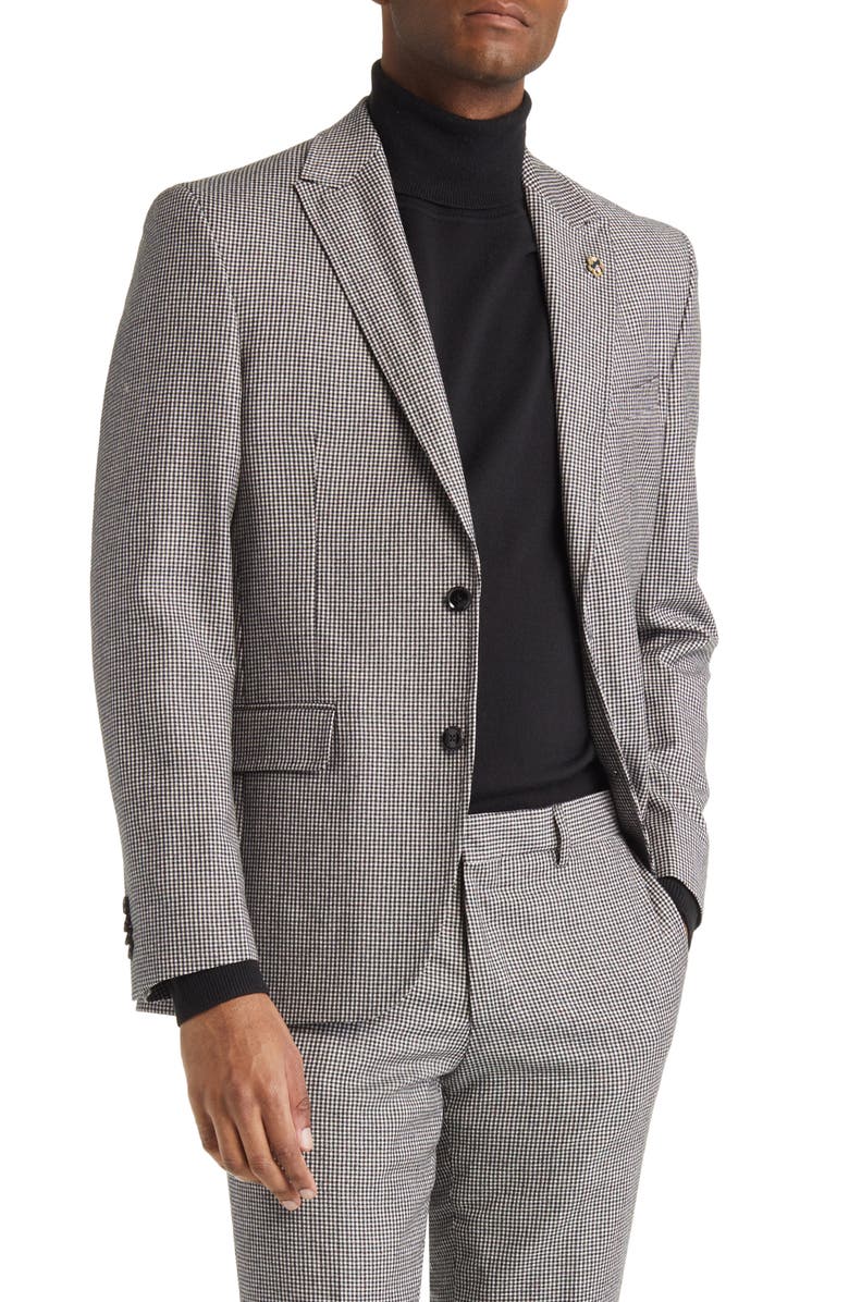 Ted Baker London Robbie Extra Slim Fit Houndstooth Wool Suit | Nordstrom