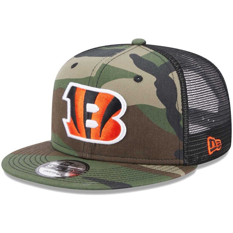 New Era Kids' Youth Camo Cincinnati Bengals Classic Trucker 9fifty