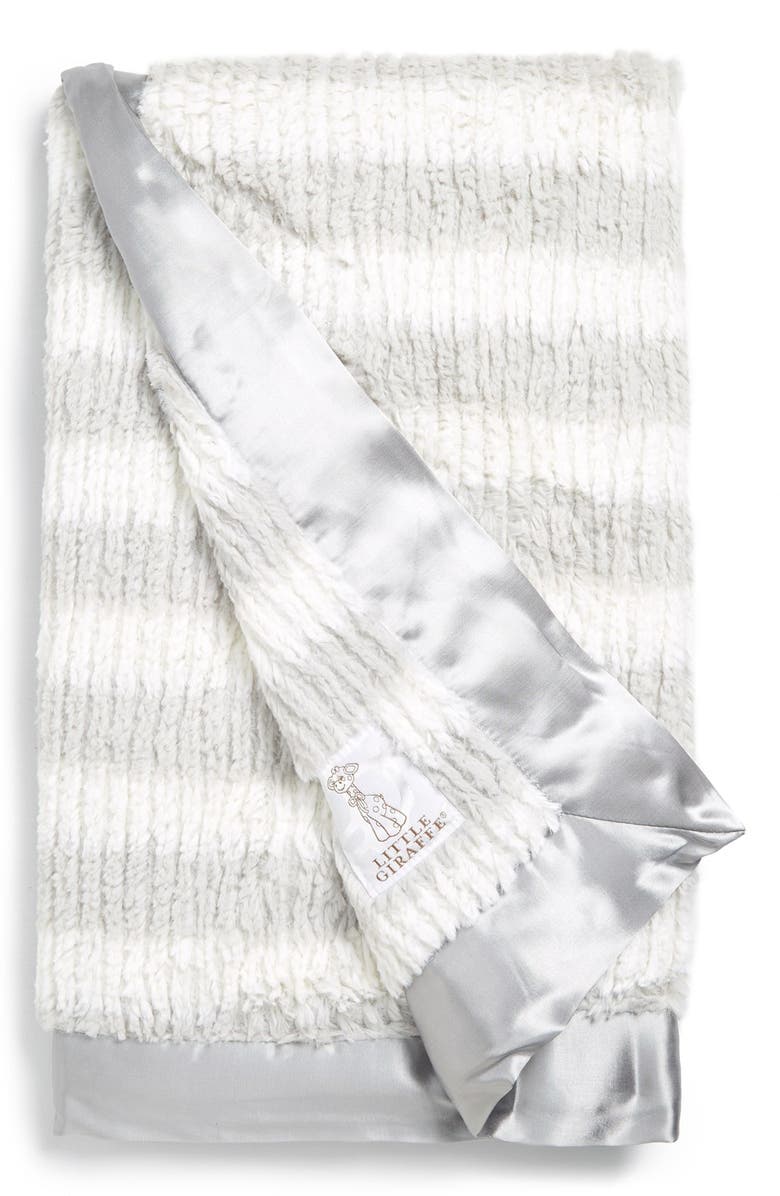 Little Giraffe 'Luxe Rib Stripe™' Baby Blanket | Nordstrom