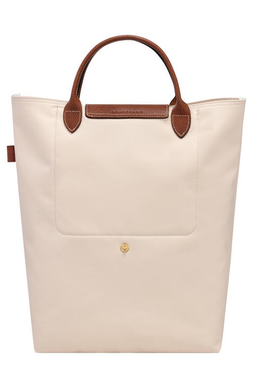 Longchamp Medium Cabas Replay Recycled Canvas Tote In Paper