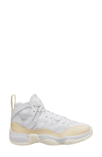 Nike Jumpman Two Trey Basketball Sneaker In White/coconut Milk/platinum