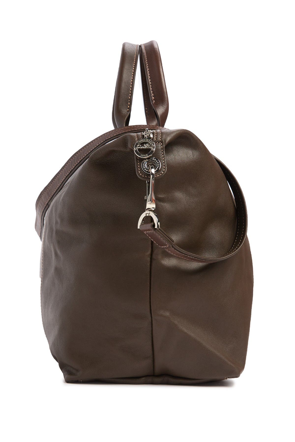 longchamp leather top handle convertible satchel