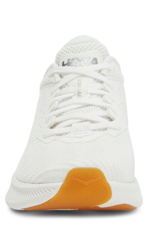 Hoka Solimar Running Shoe In White/white