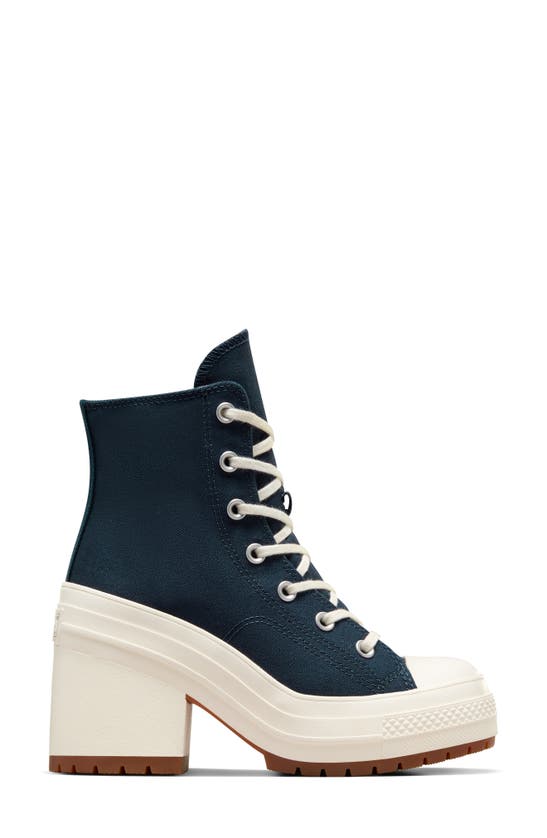 Shop Converse Chuck 70 De Luxe Block Heel Sneaker In Obsidian/ White/ Black