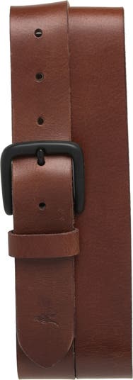 Brooks Brothers Men's Silver Buckle Dress Belt | Walnut | Size 32 - Shop Holiday Gifts and Styles