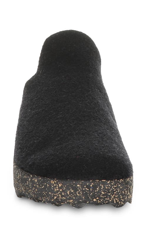 Shop Asportuguesas By Fly London Fly London Come Sneaker Mule In Black Tweed/felt