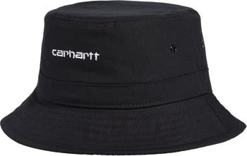 Carhartt Work In Progress White & Black Plains Bucket Hat