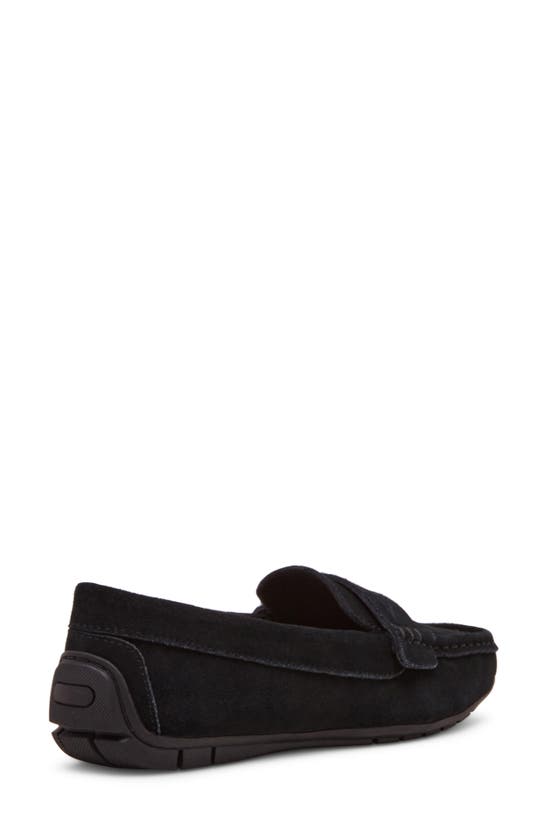 Shop Blondo Sonni Driver Loafer In Black Sued