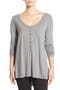 BP. 'Core' Ruched Henley | Nordstrom