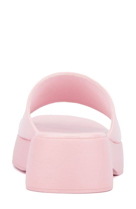 Olivia Miller Ambition Slide Sandal In Pink