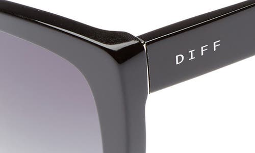 Shop Diff Ruby 54mm Polarized Sunglasses In Black/grey