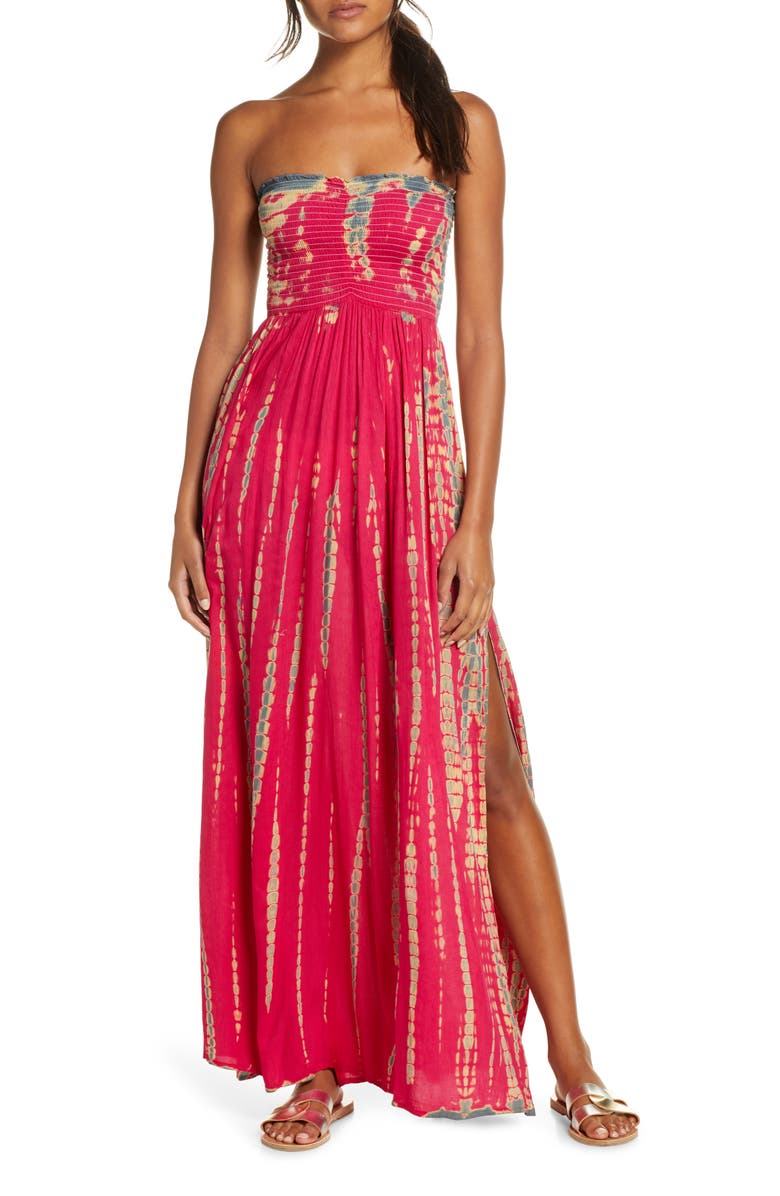 Elan Strapless CoverUp Maxi Dress Nordstrom