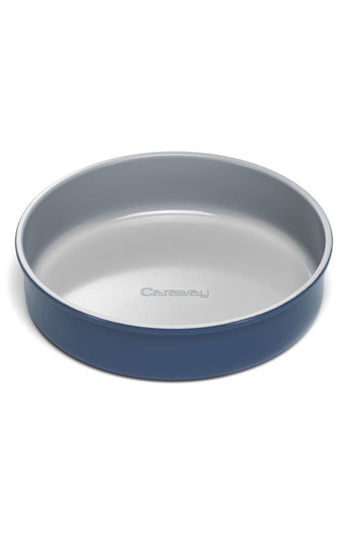 CARAWAY Nonstick Ceramic Round Cake Pan in Navy at Nordstrom