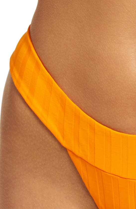 Shop Vitamin A ® Emmi High Cut Bikini Bottoms In Tangerine Superrib