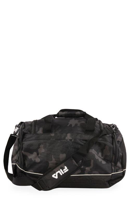 Fila Sprinter 19-inch Duffle Bag In Small Black Camo