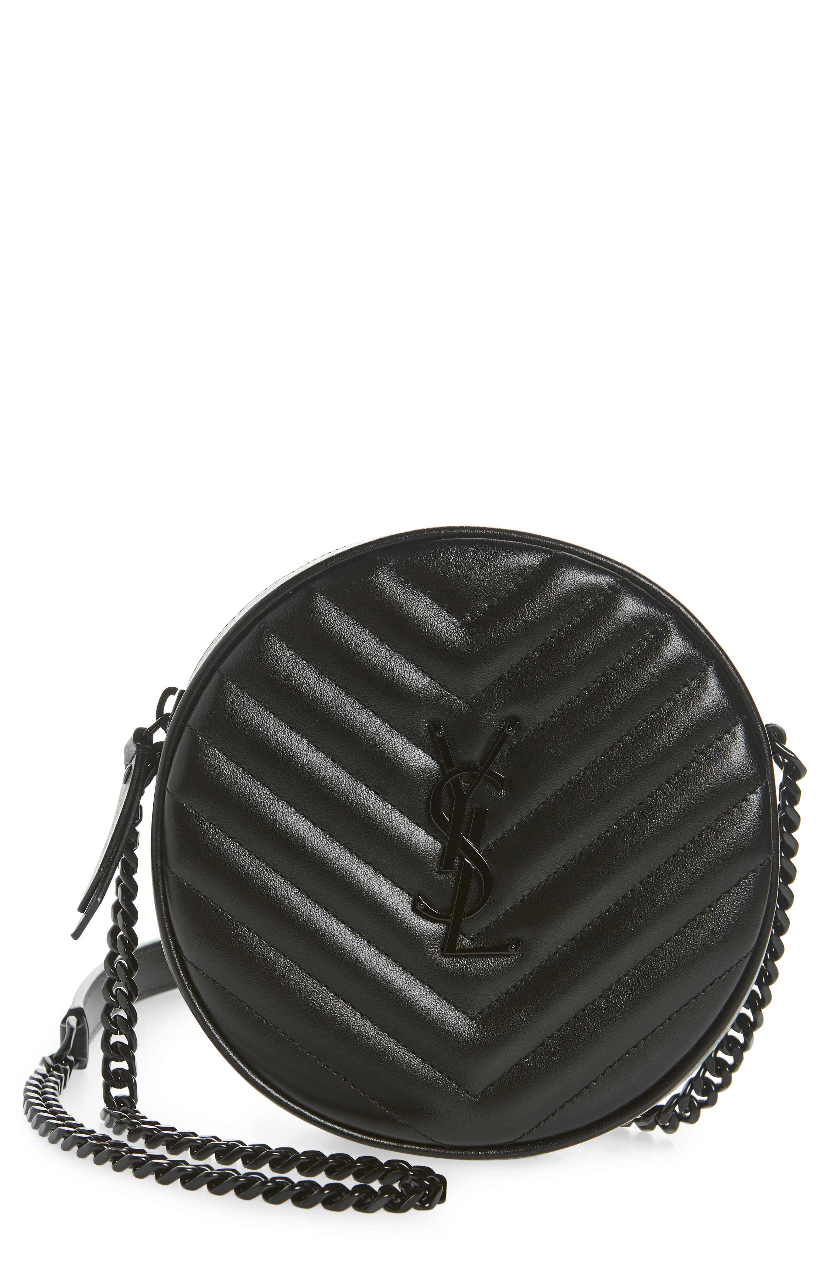 Saint Laurent Jade Ysl Round Crossbody Bag