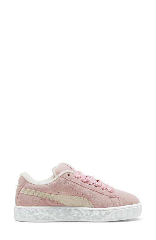 Shop Puma Suede Xl Lace Sneaker In Mauve Mist- White