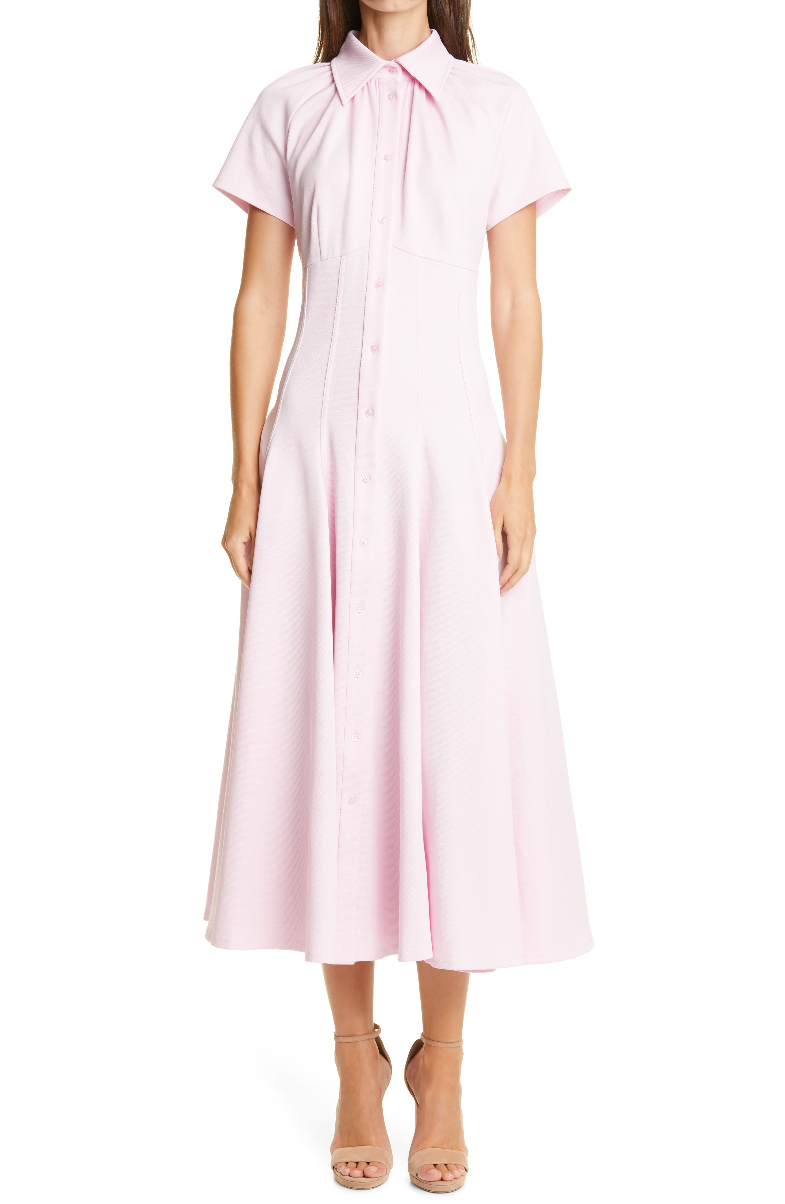 brandon maxwell shirt dress