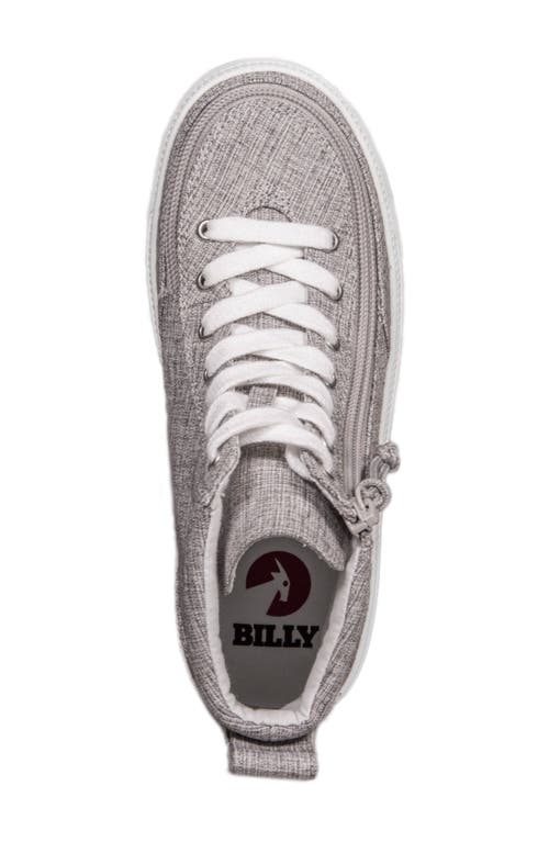 Shop Billy Footwear Kids' Classic High Top Sneaker In Grey Jersey